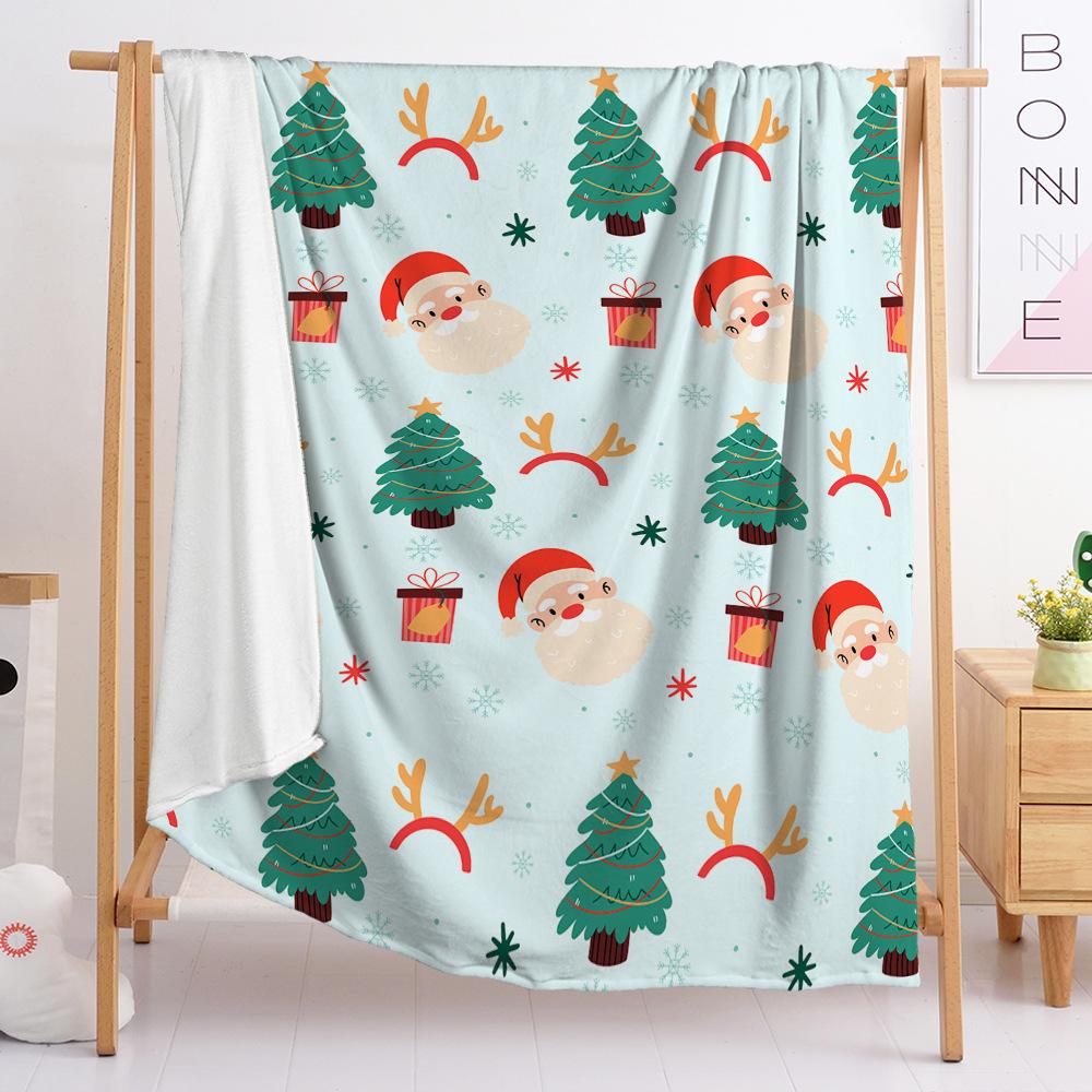 Christmas Blanket Flannel Blanket Gift Snowman Blanket Spring And Autumn
