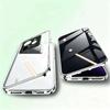 Funda Antiespionaje para realme GT6 GT7 Pro Neo6 Neo7, Cristal Templado de Doble Cara, Marco de Metal con Protector de Lente, Parachoques para Teléfono