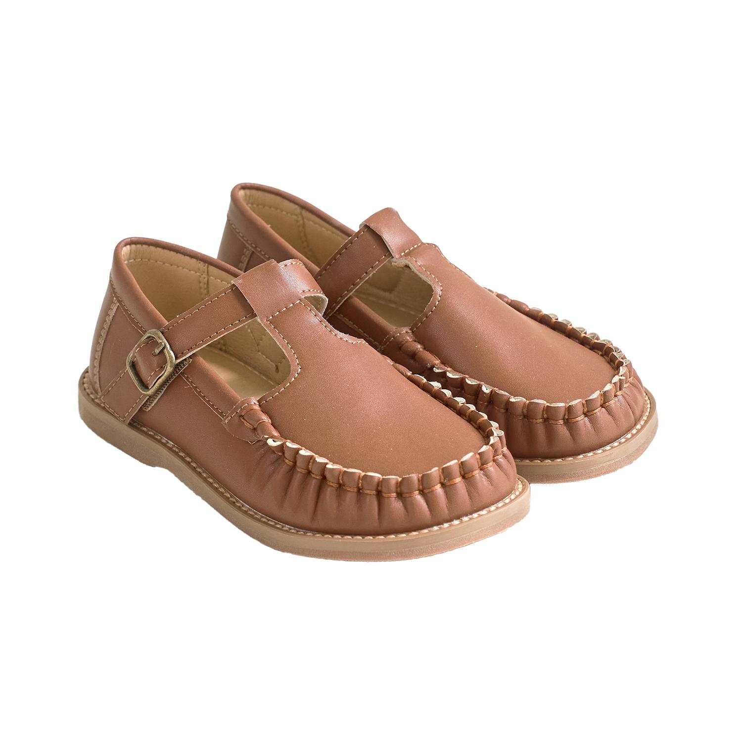 

[BABYZZAM] Unisex modern loafer brown, A148, 7000033489, Popular Korean Shoes 210
