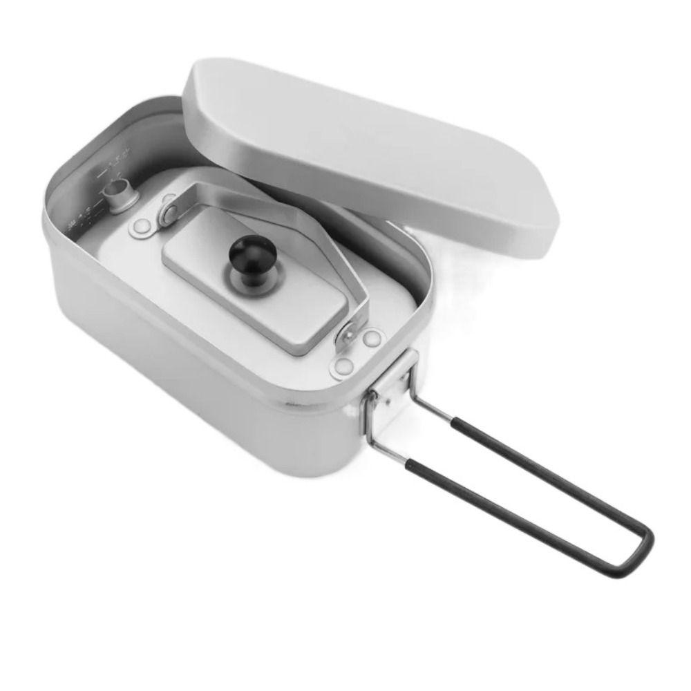 Hliníková slitina Camping Čajová konvice Venkovní piknikový obědový box Praktické nádobí