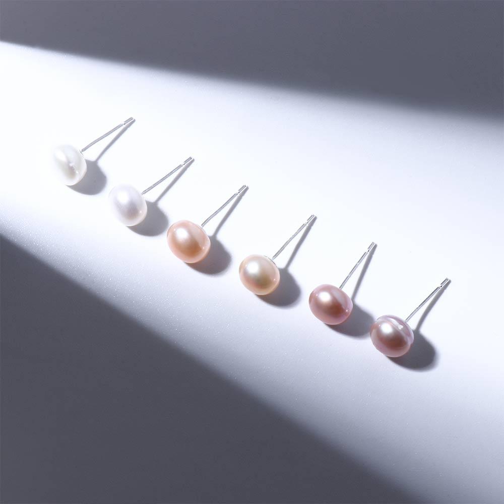 Color Lady Temperament Party Pearl Stud Earrings Fashion Design Women Jewelry Korean  Earrings