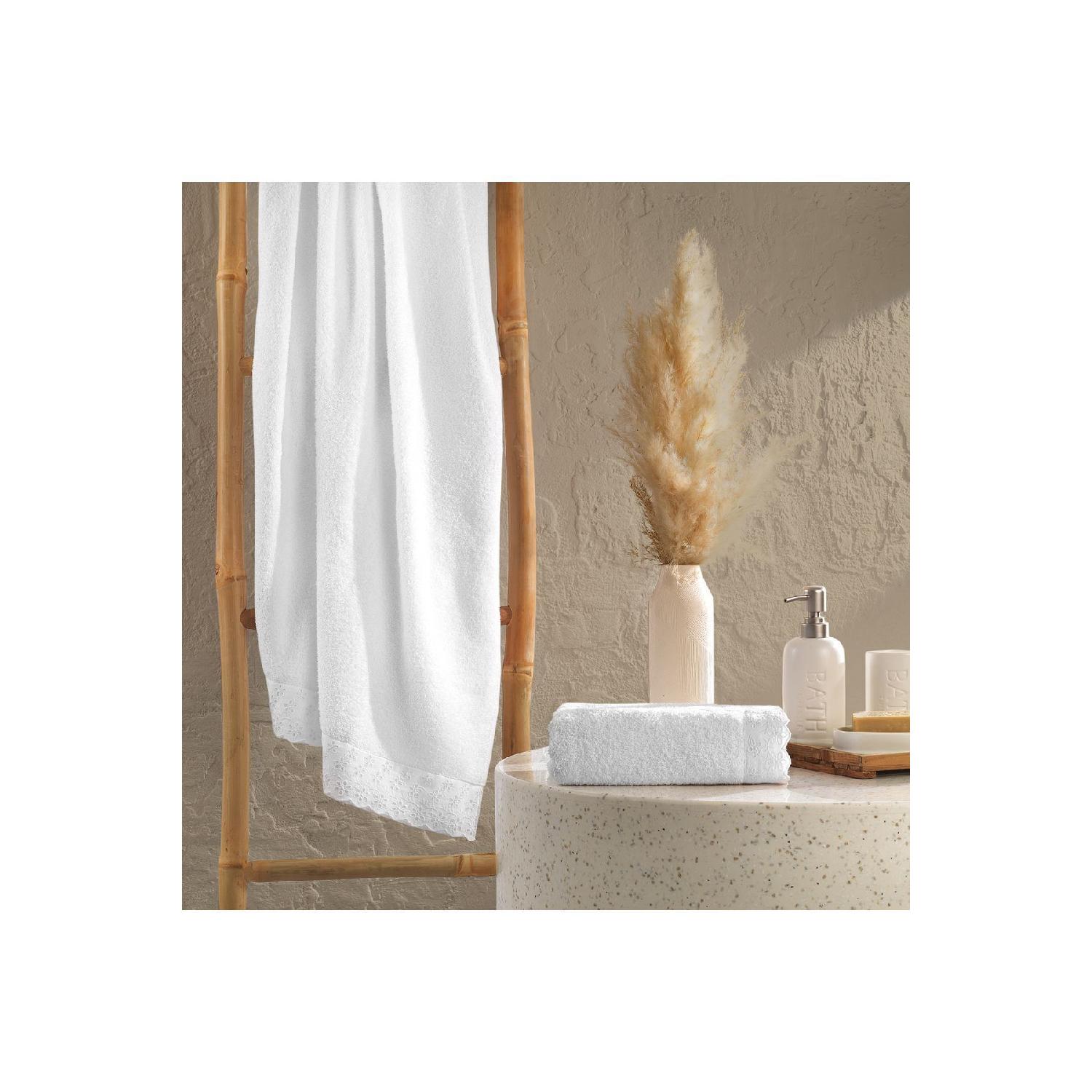 

Home Benofisto 2-piece Scalloped Turkish Bath Set-white белый