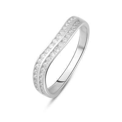 Silver Ring with Cubic Zirconia (2082088) 1.55 Gr. 925 Samples