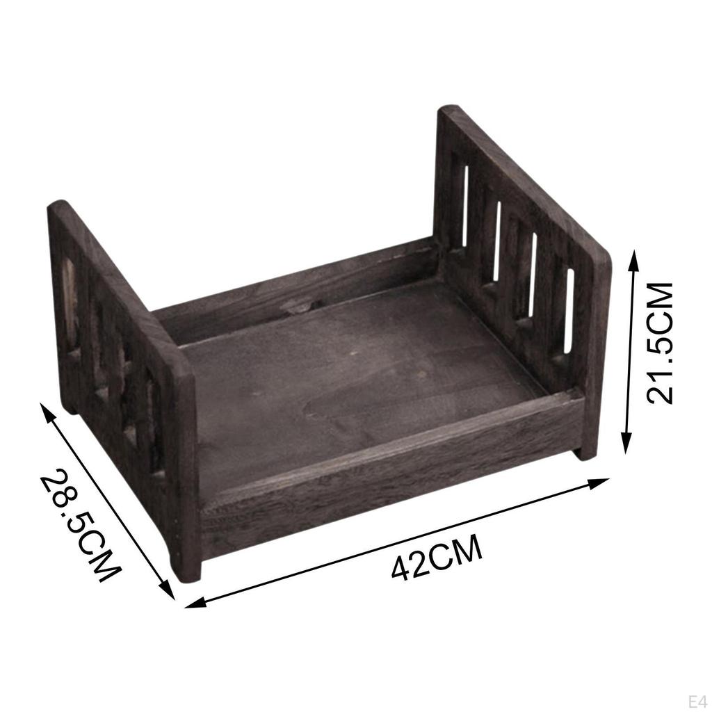 Creative Posing Photography Wooden Bed Props ,Small Furniture Mini Unique for Studio