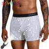 1Pcs Reflective Men's Panties Cotton Boxer Shorts Fashion Men Underpants Sleeping Pants Suitable For Sports Beach Sleeping Pants