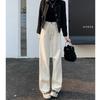 Damen Jeans mit hoher Taille und weitem Bein - Sommer 2025, Locker & Schlankmachend, Bodenlang