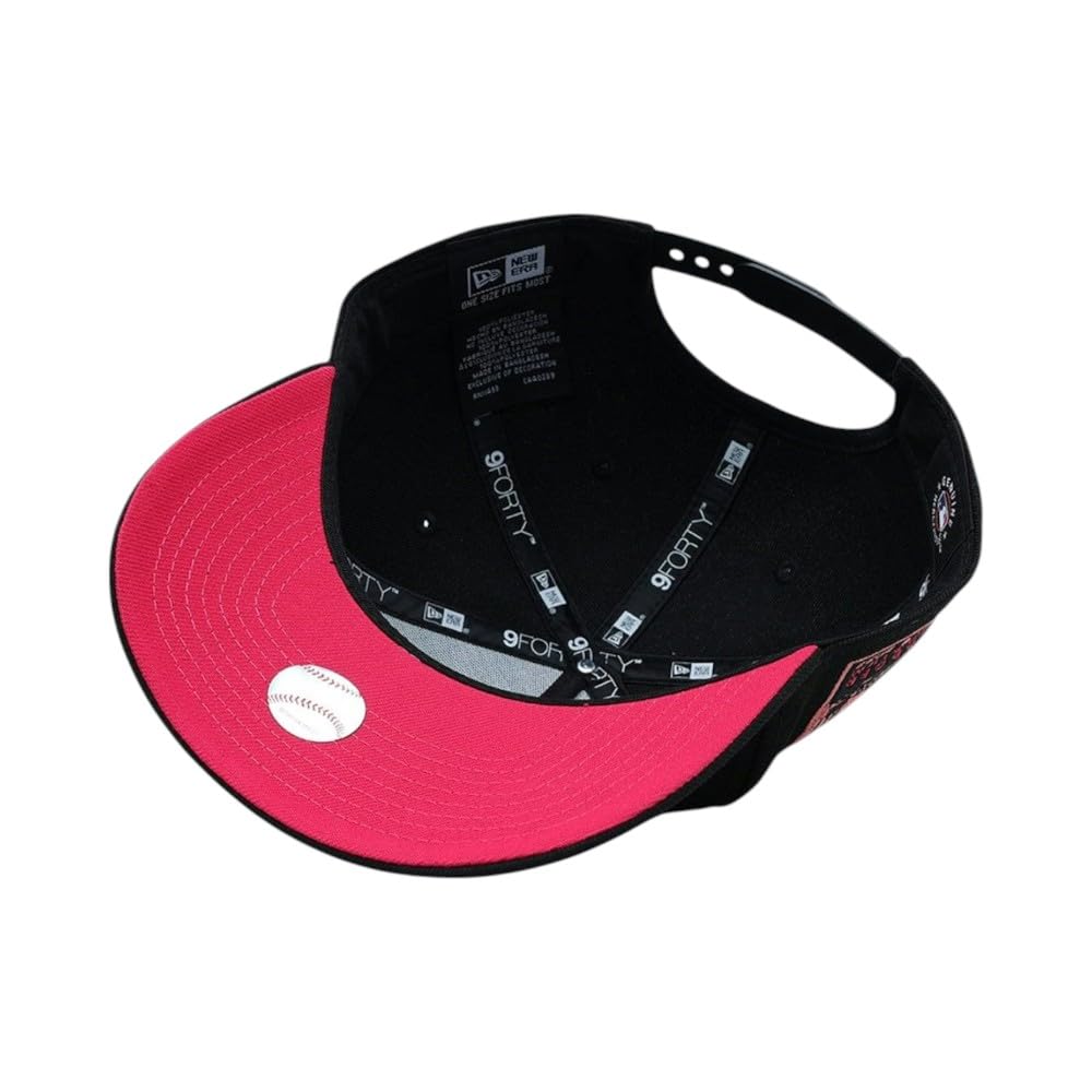 [New Era] Kšiltovka LA Dodgers MLB 9FORTY Černá Vínově červená Snapback Kšiltovka Strapback [70754093] ČERNÁ ČERVENÁ [Použitá]
