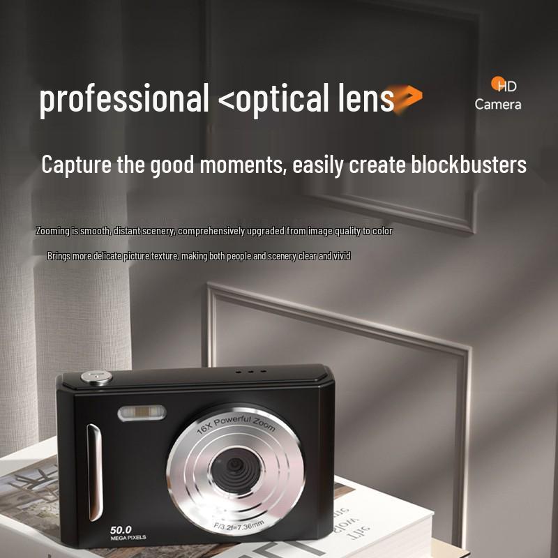 Retro 5K HD Portable Camera for Kids and Students