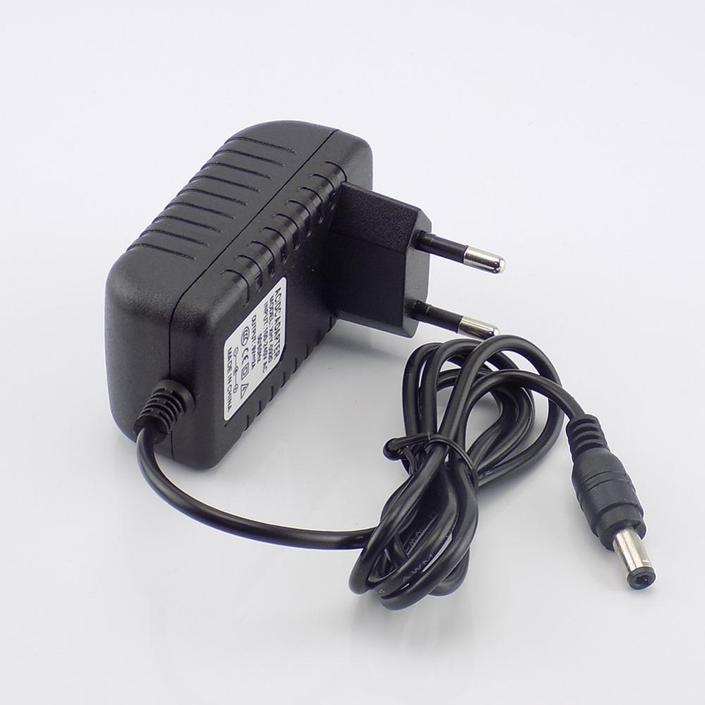Power Adapter 9V 2A 2000ma 5.5x2.1mm 5.5x2.5mm 1M Cable Power Supply EU US Adaptor AC 100V-240V Converter Adapter