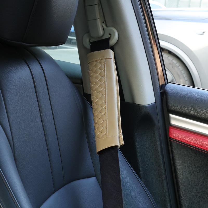 2/1pcs Universal Car Safety Belt Cover Leather Seat Belt Cover Shoulder Strap Covers Car Shoulder Protector Pad Auto Accessories