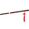 Bambusflöte, dünn und gerade, Chinesische Bambusflöte, D-Tonart, Blasinstrument, Dizi-Instrument, Holzflöte, Chinesischer Knoten, Schulfest