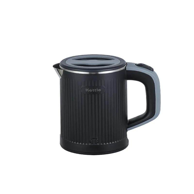 

Электрический чайник 1 шт. 800 мл с подогревом основания, интеллектуальный, двухслойный, компактный, портативный, из нержавеющей стали 304, для дома, путешествий, офиса чёрный