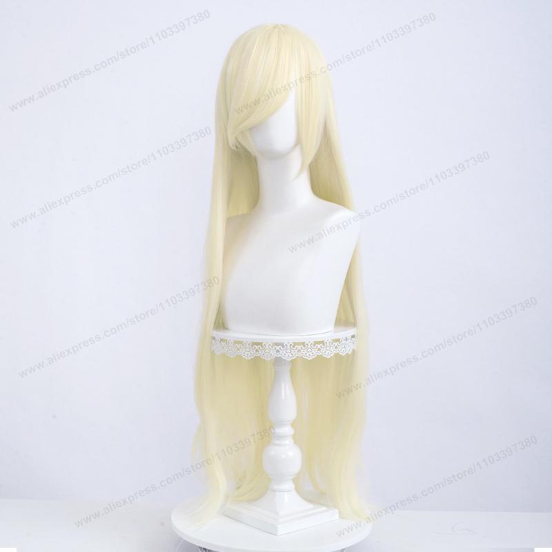 Anime 100Cm Long Staight Cosplay Synthetic Wig Black White Red Pink Brown Gold Blue Women Heat Resistant Hair High Quality Wigs