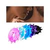 Male Cockring TPE Soft Time-delay Ring Snowflake Shape Masturbator Flexible TPE Erection Ring Adults Sex Toy for Men Lock Ring