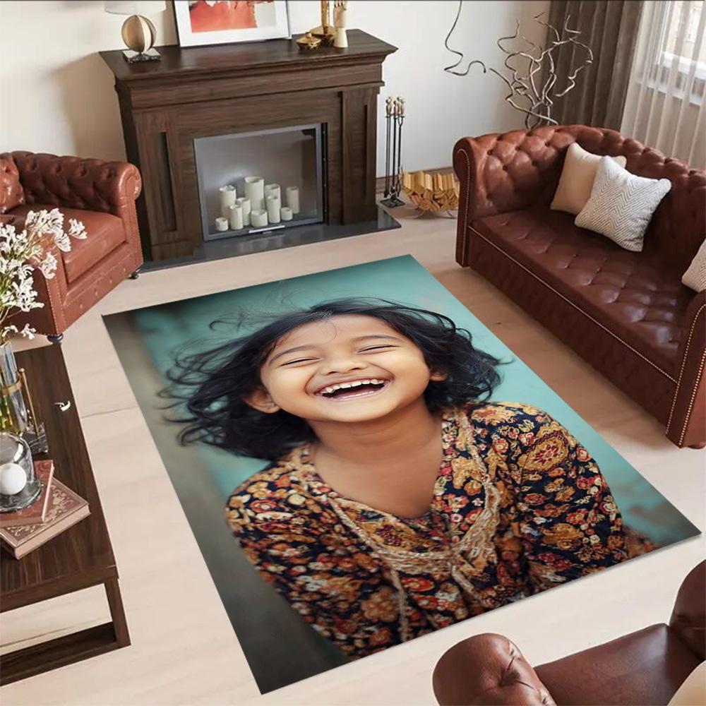 Customize Photo Customizable Photos Area Rug Perfect for Living Rooms Outdoor Game Room Dining Room Antislip Carpet Office Home Decor