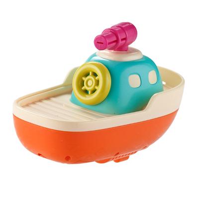 Barcos de pulverização de água elétricos, brinquedos de banho para crianças e brinquedos de banho e piscina com funções de pulverização de água