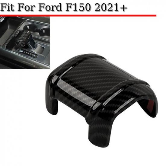 

For Ford F150 21+ Center Console Gear Shift Knob Switch COVER Trim Carbon Fiber