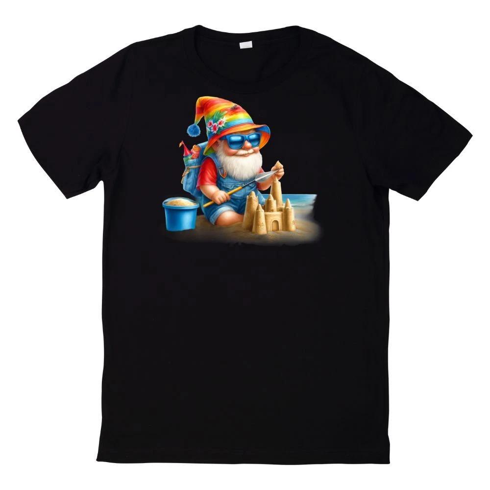 T-Shirt Aquarell Strand Sommerzwerg XXXL