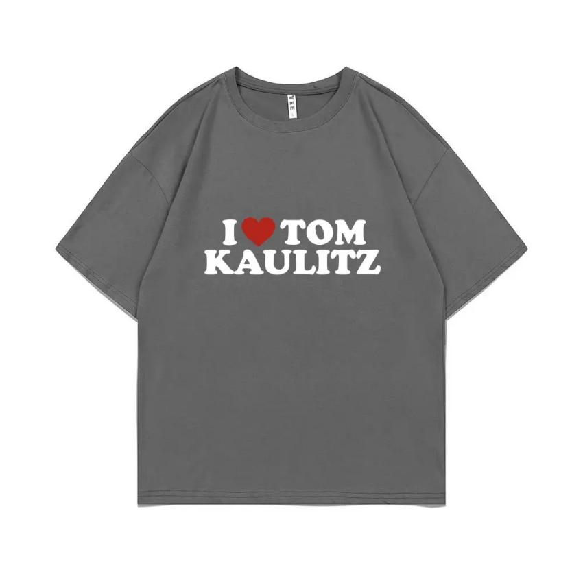 Deutsche Rockband Tokio Hotel I Love Tom Kaulitz T-Shirt Herren Damen Vintage Punk Gothic Kurzarm T-Shirts