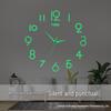 Modern Minimalist DIY Acrylic Wall Clock with Decorative Stickers for the Living Room