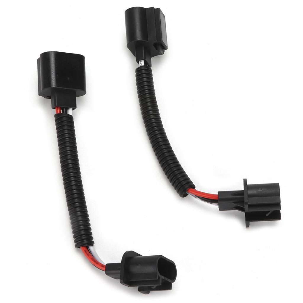 2pcs H13 9008 Male To Female Wiring Harness Adapter for Car Headlight Fog Light Universal
