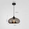 Modern Glass Hanging Colorful Pendant Lamp For Living Room Bar Kitchen Restaurant Cafe Dining Room Nordic Home Lights Fixtures