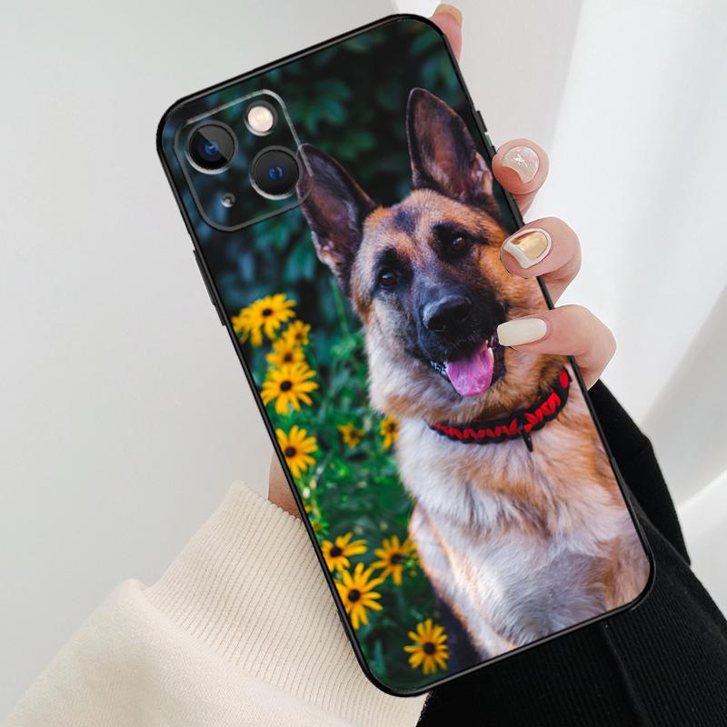 German Shepherd Dog Phone Case For iPhone 17 Pro Max 16 15 11 13 12 14 Pro Max mini 15 16 Plus 16e 17 Air Cover