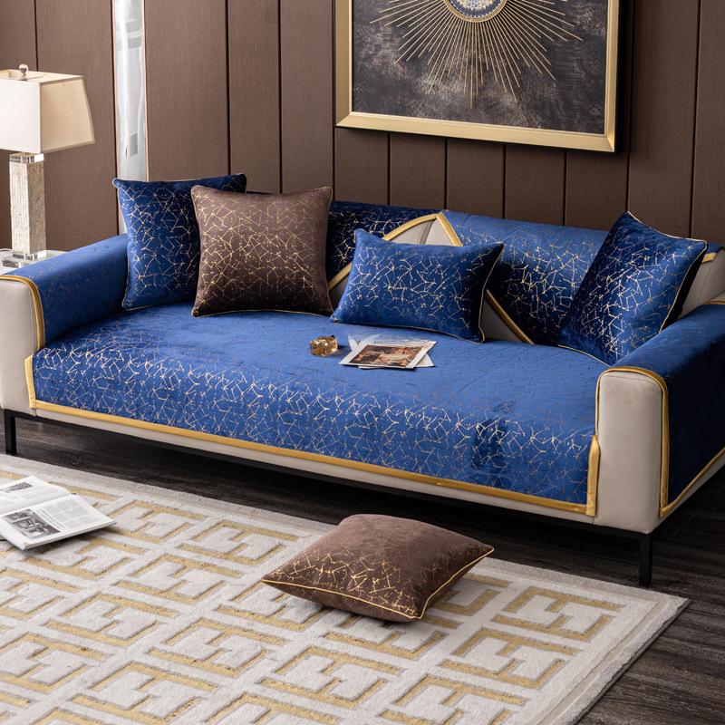Chenille Sofa Cushion Four Seasons Universal Simple Modern Nordic Entry Lux Style Cover Backrest Towel Cover Cloth Non-Slip Cushion