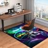 1PC Custom Name Cosmic Skull Journey Theme Floor Mat Ideal for Living Room, Game Rooms, Office, Bedroom Floor Mat Design