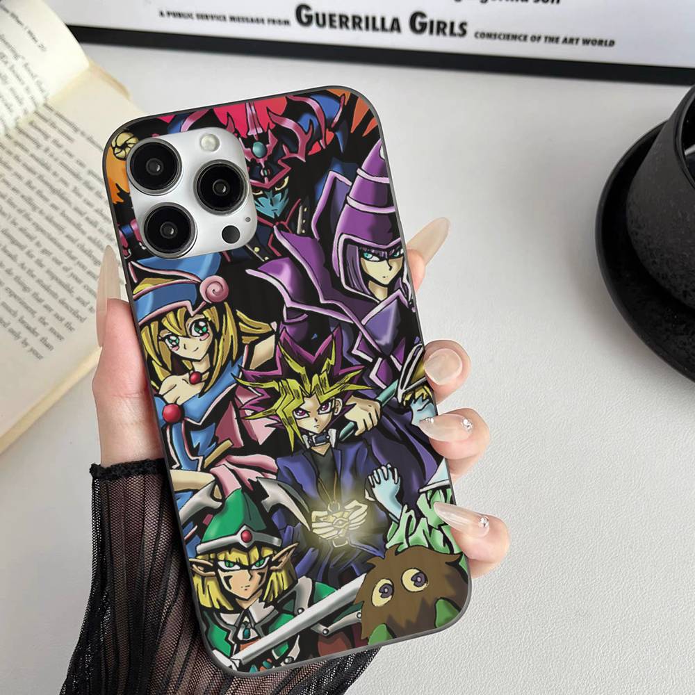 Amine Yu Gi Oh Classic Soft Corrugated Transparent Phone Case For IPhone 17 15 16 11 12 13 14 Pro Max Plus Pro