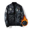 Autumn and Winter Air Force Men's Jacket Flight Suit Double-sided Embroidered Baseball Uniform Large Size Work Jacket Trendy