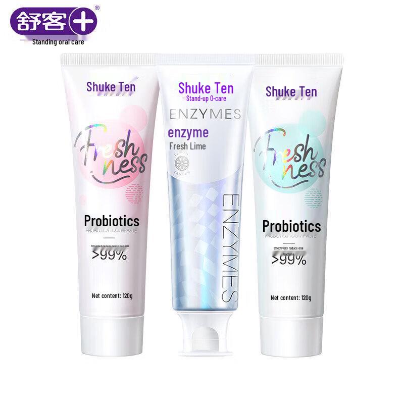 Набор зубной пасты Saky+ Enzyme Probiotic