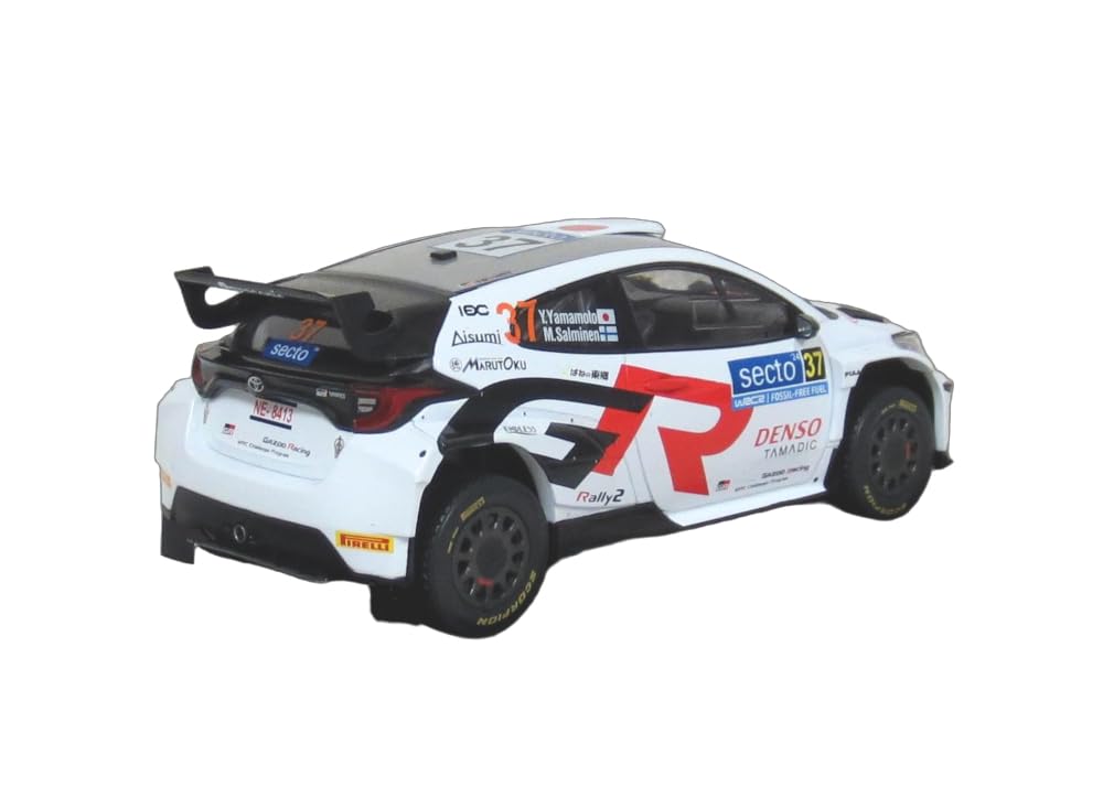 IXO Scale Toyota GR Yaris Rally 2 2024 Finland Rally Yuki Salminen 1/18 #37 Yamamoto/M.