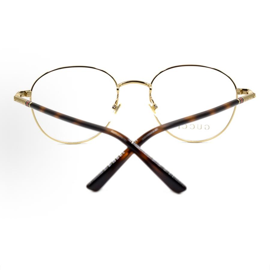 Gucci GG0392O-003 Luxury Round Metal Eyeglass Frames