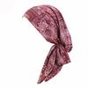 Bohemia Floral Print Turban Spring Sleep Caps Beanies Headwrap Chemotherapy Hat  Women National