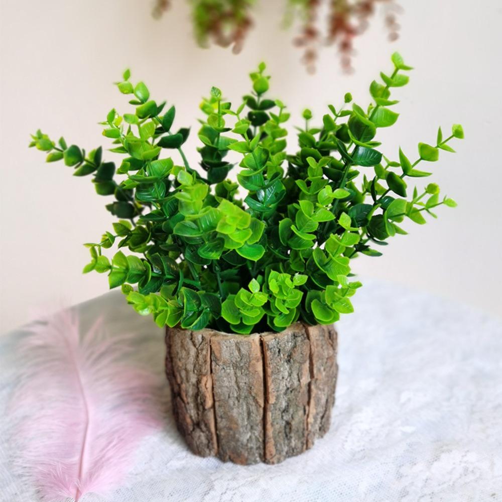 

Natural Appearance Artificial Green Plant Handmade Fake Sunflower Set Living Room Style 1