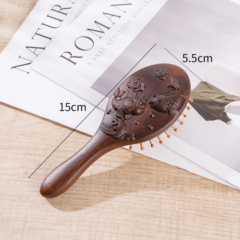 Péče o vlasy Zvířecí tvar Vzduchový polštářek Santalové dřevo Hřeben Přenosný Antistatický Masážní hřeben Ulevuje pokožce hlavy Vzduchový polštářek Hřeben Dárek