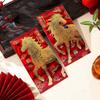 6Pcs/Set Traditional Horse Year Money Envelope Paper Lucky Red Pocket  Birthday Gift