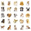 50 Dog Dachshund Dog Personality Creative Stickers Watercolor Realistic Dog Cute Animal Decorative Stickers