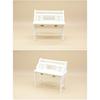 Realistic Mini Desk For Model Scene 1/12 Scale Design Plastic Crafting Essential Collectible Display Piece