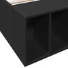 Bed Frame Black 75 x 190 cm Particleboard