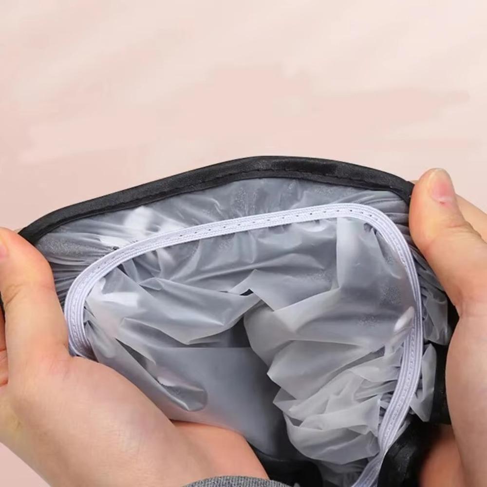 Double Hair Cap Waterproof Head Cover Reusable Shower Cap  Shampoo Hair Bath Makeup