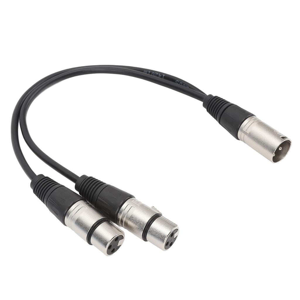 XLR Male to Dual XLR Female Cable XLR Y Splitter Cable Dual Female XLR to Male XLR Mic Combiner Y