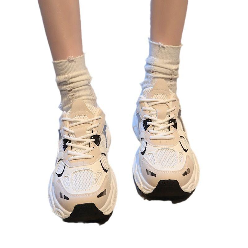 Dad shoes women's shoes new summer versatile white shoes mesh breathable fashion casual sports shoes
