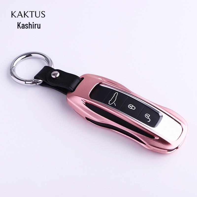 

KAKTUS Чехол для ключа автомобиля из алюминиевого сплава для Porsche Cayenne