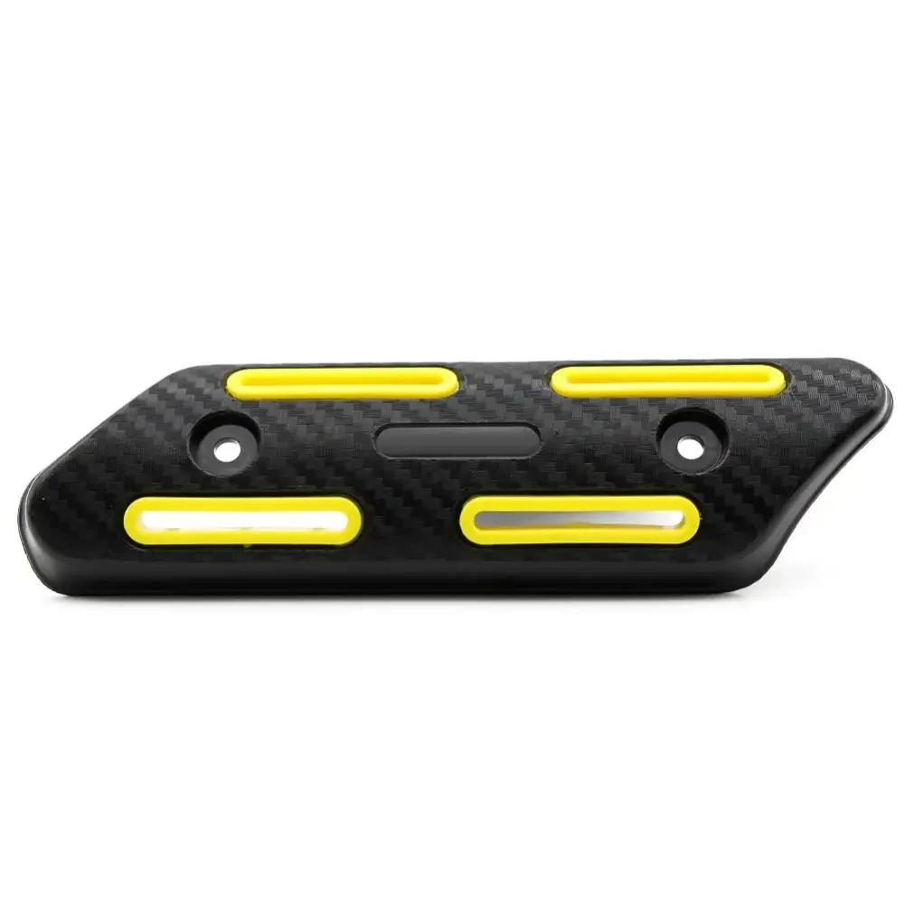 Universal 1Pc Colorful Off-road Motorcycle Exhaust Silencer Tube Heat Shield Protector Protection Pit Cover Tube Accessories