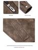 2025 Men's Retro Suede Velvet Jacket - Trendy American Lapel Style for Autumn