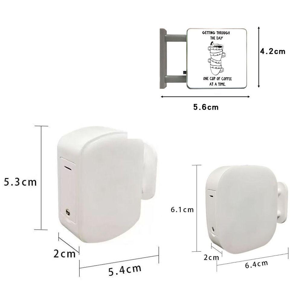 Retro Style Glowing Fridge Magnet Magnetic Mini Luminous Lightbox  Gift