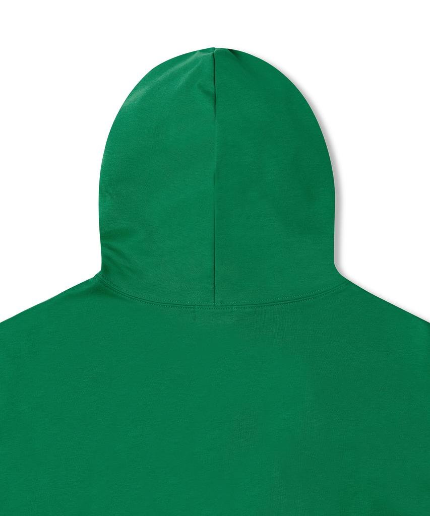 Flat Terry Oversized Hooded Sweatshirt [Jolly Green]