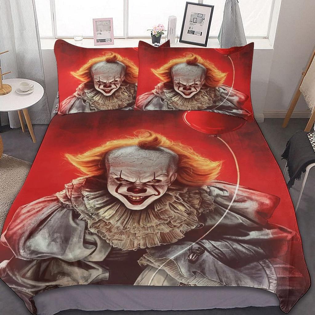 Horror Soft Comfortable Bedding Three-Piece Quilt Cover